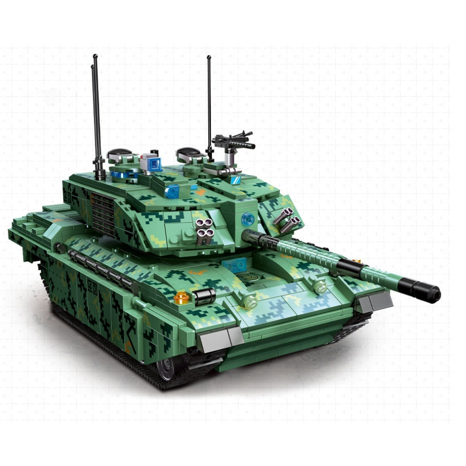 1298PCS Military WW2 Challenger Ⅱ Main Battle Tank Model Toy