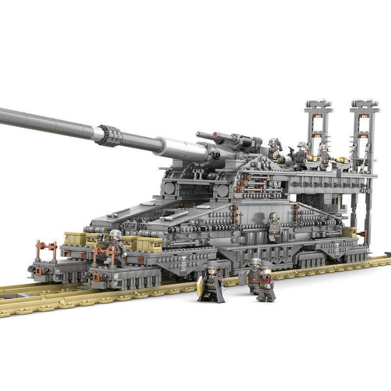 Lego Gustav Gun MOC showcase 
