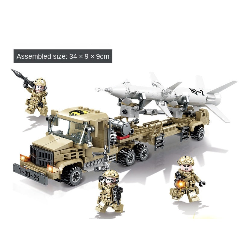 Modern Military vehicle building block Russia S400 Air defense missile toy  Model WW2 Army Forces Figures Brick Toys For Boy GifT