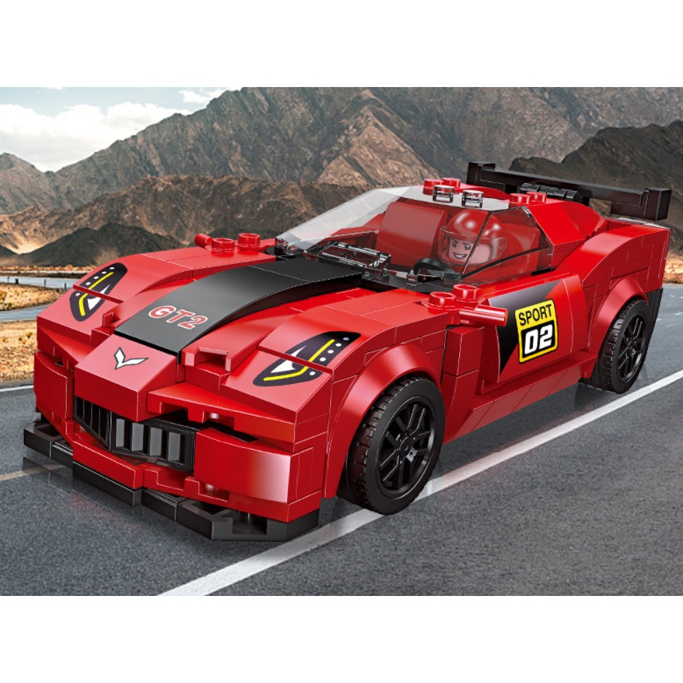 304PCS MOC Technic Speed C7 Z06 Super Racing Sports Car Figure