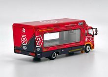 Load image into Gallery viewer, UM 1:64 Red 500 HINO EVA Ranger Transporter Truck Model Diecast Metal Car
