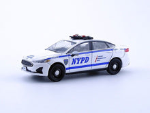 Load image into Gallery viewer, 1:64 596Model Fusion NYPD Police Interceptor Model Diecast Metal Car New Collection
