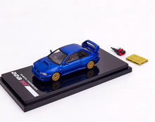 Load image into Gallery viewer, HJ 1:64 Blue JDM WRX STI Impraza GC8 22B Sports Model Diecast Metal Car New
