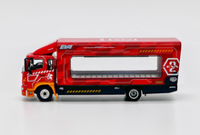 Load image into Gallery viewer, UM 1:64 Red 500 HINO EVA Ranger Transporter Truck Model Diecast Metal Car
