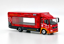 Load image into Gallery viewer, UM 1:64 Red 500 HINO EVA Ranger Transporter Truck Model Diecast Metal Car
