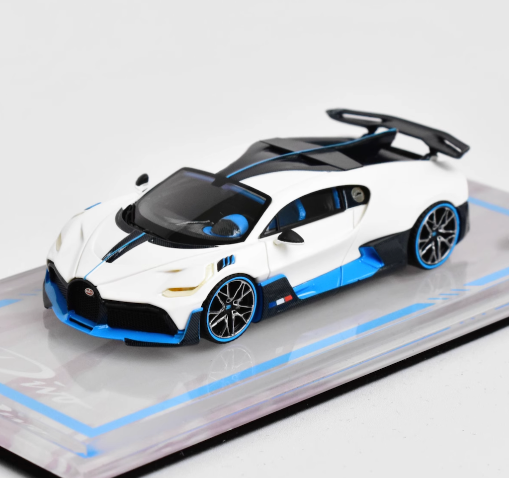 404Error 1:64 White Divo Super Racing Sports Model Diecast Resin Car New