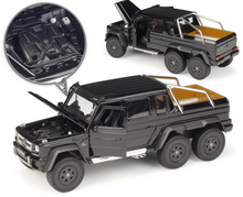 Load image into Gallery viewer, WELLY 1:24 C63 6x6 SUV Pickup Truck Sports Model Diecast Metal Car Display
