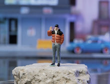 Load image into Gallery viewer, 1:64 Painted Figure Mini Model Miniature Resin Diorama Sand Down Jacket Man Boy New Collection
