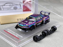 Load image into Gallery viewer, CM 1:64 JDM LBWK Skyline GTR ER34 #5 Racing Sports Model Diecast Metal Car New
