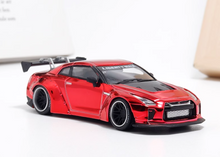 Load image into Gallery viewer, MC 1:64 Red JDM Skyline GTR LB R35 Racing Sports Model Diecast Metal Car New Collection
