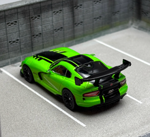 Load image into Gallery viewer, Tarmac 1:64 Green Viper ACR Extreme Coupe Sports Model Diecast Metal CarNew
