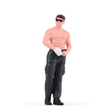 Load image into Gallery viewer, 1:64 Painted Figure Model Miniature Resin Diorama Sand Gym Man Muscle Shades Toy New Collection
