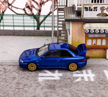 Load image into Gallery viewer, HJ 1:64 Blue JDM WRX STI Impraza GC8 22B Sports Model Diecast Metal Car New
