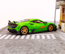 Load image into Gallery viewer, Fuelme 1:64 Green Mansory F8XX Racing Sports Model Diecast Resin Car New
