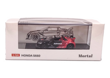 Load image into Gallery viewer, Mortal 1:64 Black S660 Advan Convertible Sports Model Diecast Metal Car New
