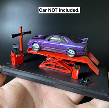 Load image into Gallery viewer, 1:64 Red Wheel Alignment Machine Garage Display Scene Model Resin For Car New
