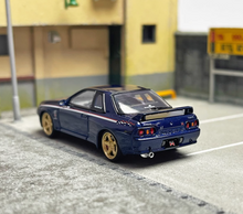 Load image into Gallery viewer, FH 1:64 Blue Skyline GTR R32 Nismo S-Tune Sports Model Diecast Metal Car New
