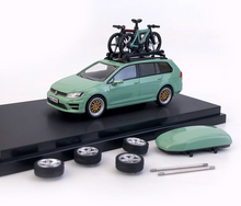 Load image into Gallery viewer, Zoom 1:64 VW Golf 7R VII Wagon Roof Bike Box Sport Model Diecast Metal Car New
