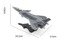 Load image into Gallery viewer, XCARTOYS 1:200 Military J-20 Fire Fang Air Stealth Fighter Model Toy Metal
