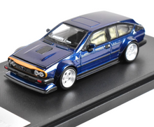 Load image into Gallery viewer, TPC 1:64 Blue GTV6 Hatchback Racing Sports Model Diecast Metal Car New Collection
