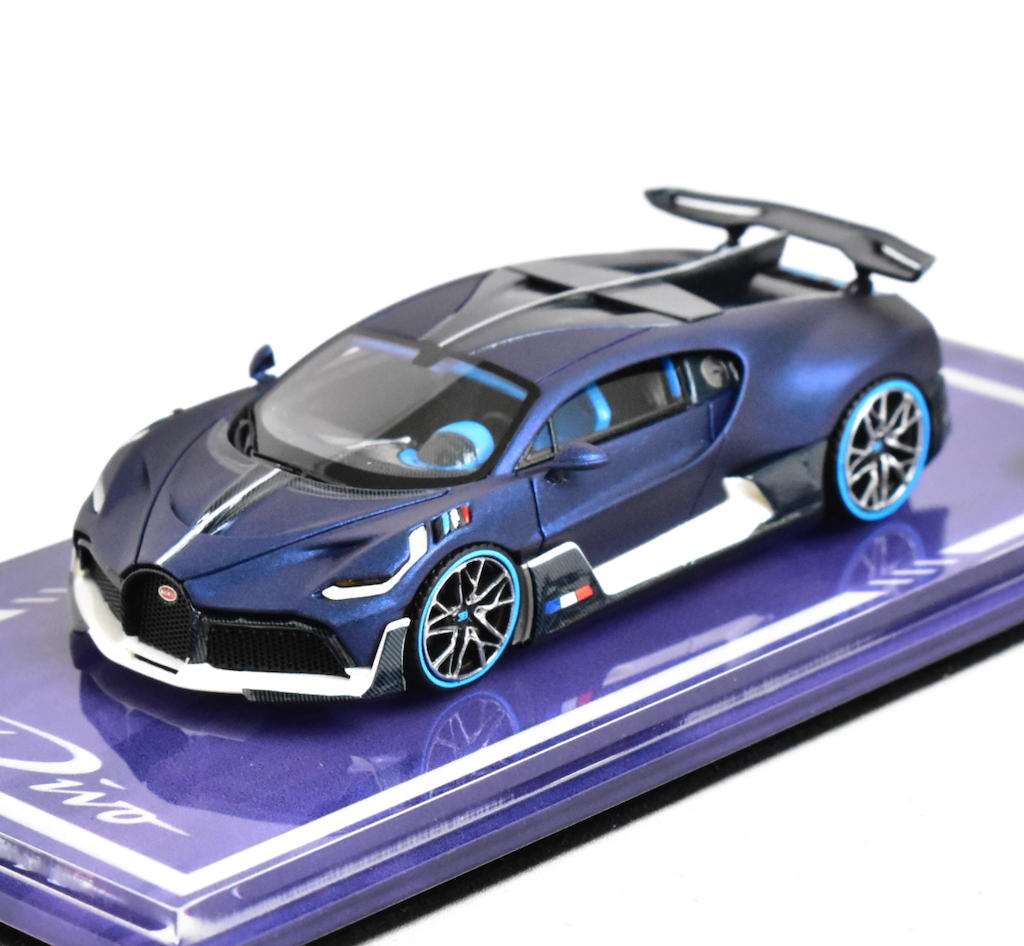 404Error 1:64 Blue Divo Super Racing Sports Model Diecast Resin Car New