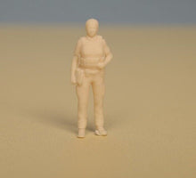 Load image into Gallery viewer, 1:64 Painted Unpainted Figure Model Miniature Resin Diorama Sand Woman Police
