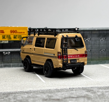 Load image into Gallery viewer, Autobots 1:64 Yellow 4WD Delica L300 Camper Van Model Diecast Metal Car
