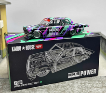 Load image into Gallery viewer, MINIGT 1:64 Datsun 510 HKS V1 Pro Wagon Sports Model Diecast Metal Car #068
