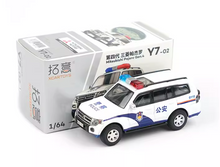 Load image into Gallery viewer, XCARTOYS 1:64 Police JDM Pajero Gen.4 SUV Off Road Model Diecast Metal Car
