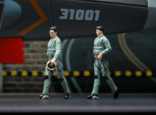 Load image into Gallery viewer, 1:64 Painted Figure Mini Model Miniature Resin Diorama Pilot Captain Army Man New Scene
