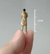 Load image into Gallery viewer, 1:64 Painted Figure Mini Model Miniature Resin Diorama Sand Trendy Man Boy Fancy
