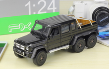 Load image into Gallery viewer, WELLY 1:24 C63 6x6 SUV Pickup Truck Sports Model Diecast Metal Car Display
