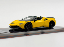 Load image into Gallery viewer, U2 1:64 Yellow Novitec SF90 Spider Convertible Sports Model Diecast Resin Car
