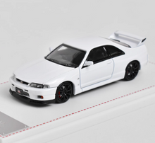 Load image into Gallery viewer, FH 1:64 JDM White Skyline GTR R33 Racing Sports Model Diecast Metal Car New
