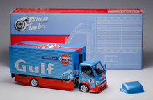 Load image into Gallery viewer, MT 1:64 Gulf H300 Tow Truck Custom Racing Fuets Model Diecast Metal Car New
