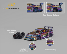 Load image into Gallery viewer, CM 1:64 JDM LBWK Skyline GTR ER34 #5 Racing Sports Model Diecast Metal Car New
