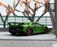 Load image into Gallery viewer, HH 1:64 Green Sian Aventador SVJ Racing Sports Model Diecast Metal Car New
