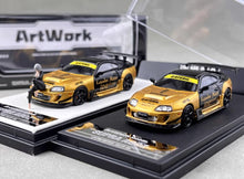 Load image into Gallery viewer, ArtWork 1:64 JDM Supra A80Z Figure Racing Sports Model Diecast Metal Car New Collection
