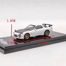 Load image into Gallery viewer, Hobby Japan 1:64 White JDM RX7 FD3S A Spec Sports Model Toy Diecast Metal Car
