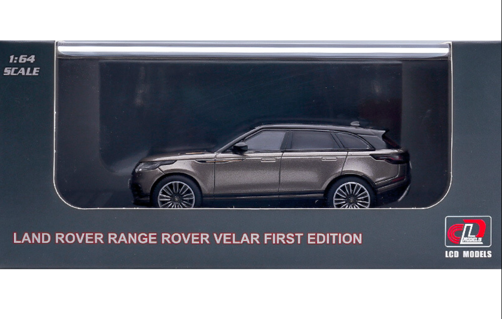 LCD 1:64 Brown Range Rover Velar SUV Sports Model Toy Diecast