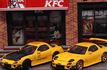 Load image into Gallery viewer, BSC 1:64 JDM RX7 FD3S RE Racing Sports Model Diecast Metal Car New
