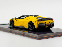 Load image into Gallery viewer, U2 1:64 Yellow Novitec SF90 Spider Convertible Sports Model Diecast Resin Car
