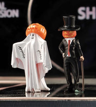 Load image into Gallery viewer, 1:64 Painted Figure Mini Model Miniature Resin Diorama Mr Pumpkin Miss Ghost Toy New Collection
