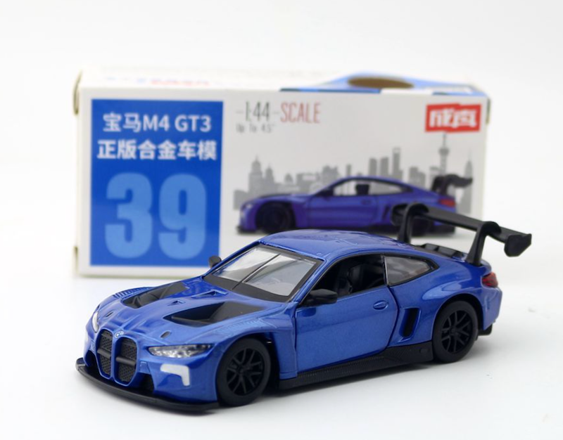 CCA 1:44 BMW M4 GT3 Racing Sports Model Toy Diecast Metal Car BN