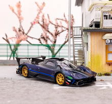 Load image into Gallery viewer, CM 1:64 Blue Zonda Revolucion Super Racing Sports Model Diecast Metal Car New
