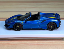 Load image into Gallery viewer, NEY 1:64 Blue 488 Pista Convertible Racing Sport Model Diecast Resin Car New
