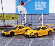 Load image into Gallery viewer, BSC 1:64 JDM RX7 FD3S RE Racing Sports Model Diecast Metal Car New
