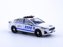 Load image into Gallery viewer, 1:64 596Model Fusion NYPD Police Interceptor Model Diecast Metal Car New Collection
