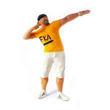 Load image into Gallery viewer, 1:64 Painted Figure Mini Model Miniature Resin Diorama Dancer Trendy Man Yellow
