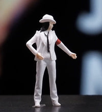 Load image into Gallery viewer, 1:64 Painted Figure Mini Model Miniature Resin Diorama Sand White Suit Singer
